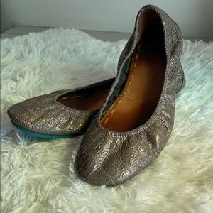 Tieks - Slate Grey Croc Patent